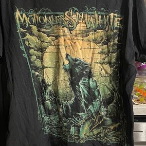 Motionless in White official merch werewolf print